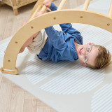 Tutti Bambini Scala Montessori 3 in 1 Pikler Climbing Frame with Climbing Wall - Natural