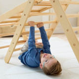 Tutti Bambini Scala Montessori 3 in 1 Pikler Climbing Frame with Climbing Wall - Natural