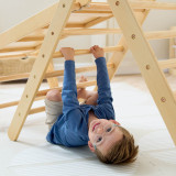 Tutti Bambini Scala Montessori 3 in 1 Pikler Climbing Frame with Climbing Wall - Natural