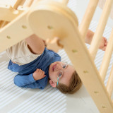 Tutti Bambini Scala Montessori 3 in 1 Pikler Climbing Frame with Climbing Wall - Natural