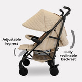 My Babiie MB51 Plus Stroller - Quilted Sand