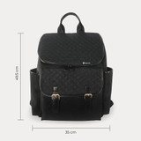 My Babiie Backpack Changing Bag - Black Quilted