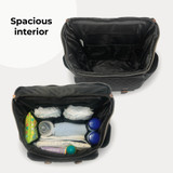 My Babiie Backpack Changing Bag - Black Quilted