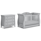 Boori Sleigh Royale 2 Piece Room Set (with Chest) - Pebble