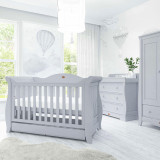 Boori Sleigh Royale 2 Piece Room Set (with Chest) - Pebble