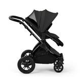 Ickle Bubba Stomp Luxe 9-Piece Pram - Black/Charcoal Grey/Black