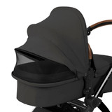 Ickle Bubba Stomp Luxe 9-Piece Pram - Black/Charcoal Grey/Tan