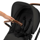 Ickle Bubba Stomp Luxe 9-Piece Pram - Black/Charcoal Grey/Tan