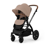 Ickle Bubba Stomp Luxe 9-Piece Pram - Black/Desert/Tan