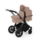 Ickle Bubba Stomp Luxe 9-Piece Pram - Black/Desert/Tan