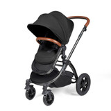 Ickle Bubba Stomp Luxe Pram - Black/Midnight/Tan