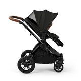 Ickle Bubba Stomp Luxe 9-Piece Pram - Black/Midnight/Tan