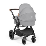 Ickle Bubba Stomp Luxe Pram - Black/Pearl Grey/Tan