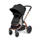 Ickle Bubba Stomp Luxe 9-Piece Pram - Bronze/Midnight/Black