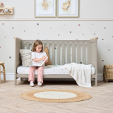 Tutti Bambini Misha Cot Bed - Mushroom/Golden Oak