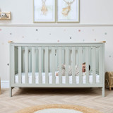 Tutti Bambini Misha Cot Bed - Sage/Golden Oak