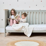Tutti Bambini Misha Cot Bed - Sage/Golden Oak