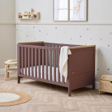 Tutti Bambini Misha Cot Bed - Mulberry/Golden Oak