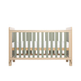 Tutti Bambini Kuba Cot Bed - Golden Oak/Sage Weave