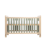 Tutti Bambini Kuba Cot Bed - Golden Oak/Sage Weave