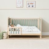 Tutti Bambini Kuba Cot Bed - Golden Oak/Sage Weave