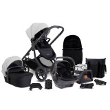 iCandy Orange 4 Complete Travel System with Cocoon & Base - Glacier/Black