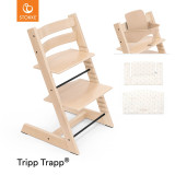 Stokke® Tripp Trapp® Highchair + Baby Set + Cushion Bundle - Natural