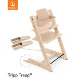 Stokke® Tripp Trapp® Highchair + Baby Set + Tray Bundle - Natural