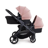 iCandy Orange 4 Twin Cabriofix Travel System Bundle - Rose/Black
