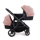 iCandy Orange 4 Twin Cabriofix Travel System Bundle - Rose/Black
