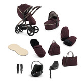 egg® 3 Luxury Cloud T i-Size Bundle - Mulberry