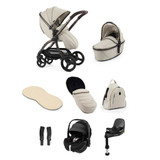 egg® 3 Luxury Pebble 360 Pro i-Size Bundle - Cashmere