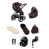 egg® 3 Luxury Pebble 360 Pro i-Size Bundle - Mulberry