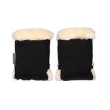 Naturally Sheepskins Fleece Hand Mitts - Black
