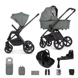 Venicci Upline 2 3-in-1 Tiago + 360 Base Travel System - Aloe