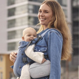 BabyBjorn Carrier Pouch Woven Melange - Light Grey