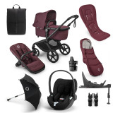 Bugaboo Fox 5 Renew Cloud T Ultimate Bundle - Dark Cherry
