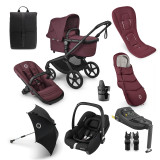 Bugaboo Fox 5 Renew Cabriofix i-Size Ultimate Bundle - Dark Cherry