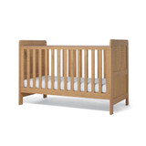 Mamas & Papas Esna Cot Bed - Rattan/Oak