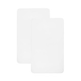 Shnuggle Air Lite Bedside Crib Sheets 2 Pack - White Plain