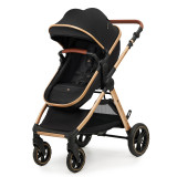 Kinderkraft Esme 3-in-1 Travel System - Pure Black