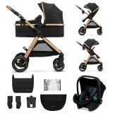 Kinderkraft Esme 3-in-1 Travel System - Pure Black