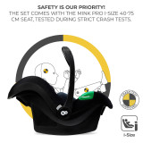 Kinderkraft Esme 3-in-1 Travel System - Pure Black