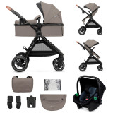 Kinderkraft Esme 3-in-1 Travel System - Sand Beige