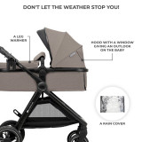 Kinderkraft Esme 3-in-1 Travel System - Sand Beige