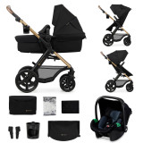 Kinderkraft Moov 2 3-in-1 Travel System - Black