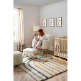 Ickle Bubba Roxby Nursery Chair & Stool - Cloud