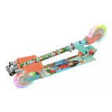 MV Sports Moana Folding Inline Scooter with Light Up Wheels