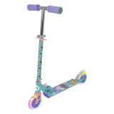 MV Sports Stitch Folding Inline Scooter with Light Up Wheels
