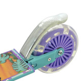 MV Sports Stitch Folding Inline Scooter with Light Up Wheels
